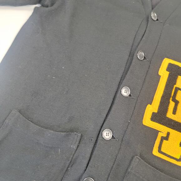 Vtg 50s 60s Champion Knitwear Rochester Cardigan Distressed Made In USA Sz 40 M - Picture 4 of 8